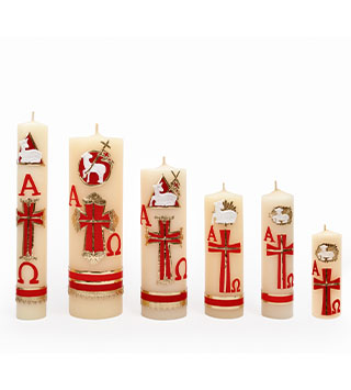 Conjunto de Cirios Pascuales